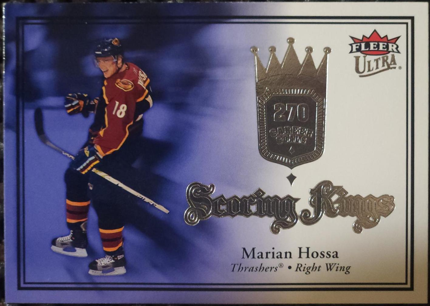 Marian Hossa #SK12 Hockey Cards 2007 Ultra Scoring Kings
