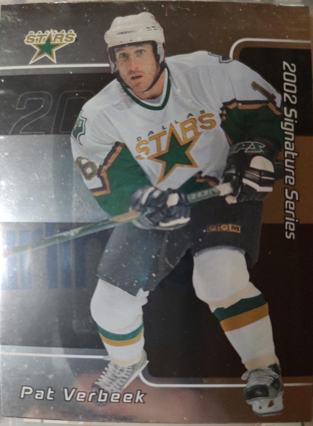 Pat Verbeek #155 2001 Be A Player Update Signature Series Hockey