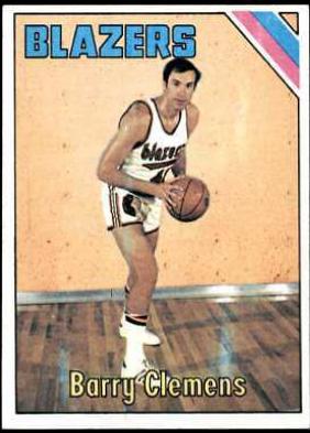 Barry Clemens #22 Basketball Cards 1975 Topps