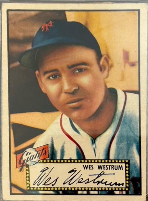 Wes Westrum [Red Back] #75