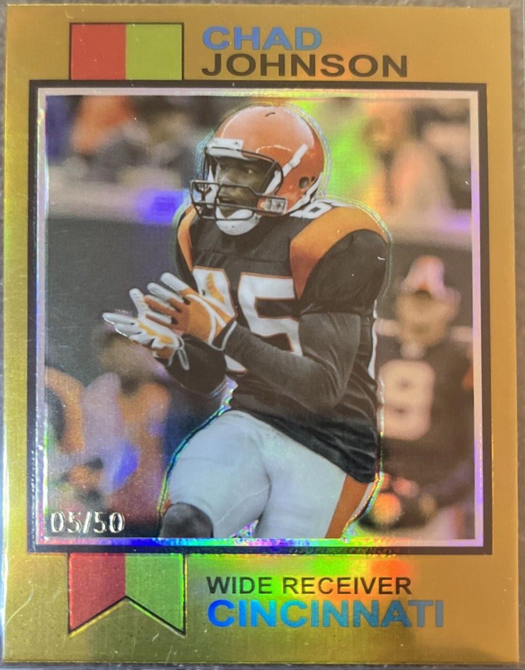 Chad Johnson [Gold Refractor] #1973-7
