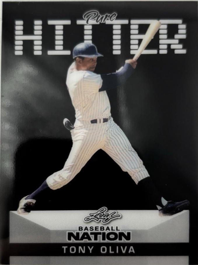 Tony Oliva #PB-28 2025 Leaf Baseball Nation Pure Hitter