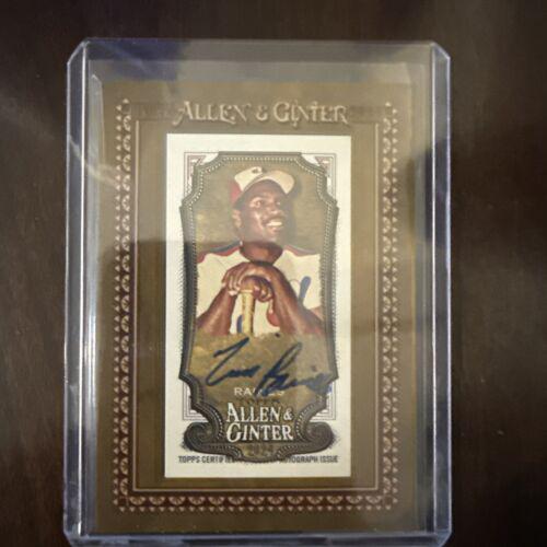 Tim Raines #MA-TR Baseball Cards 2024 Topps Allen & Ginter Mini Baseball Autograph