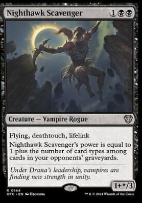 Nighthawk Scavenger (Magic Outlaws of Thunder Junction Commander)