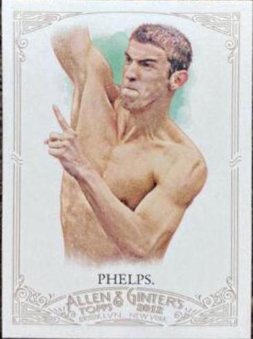 Michael Phelps #129 2012 Topps Allen & Ginter Baseball