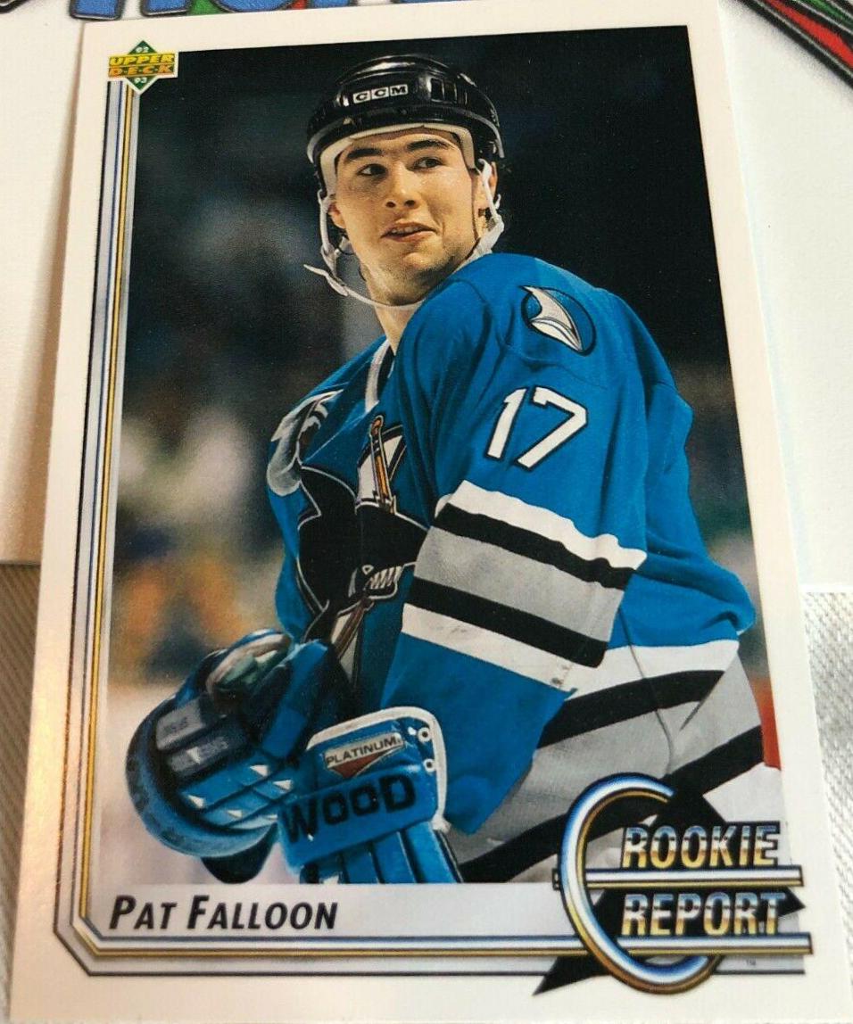 Pat Falloon #355 Hockey Cards 1992 Upper Deck