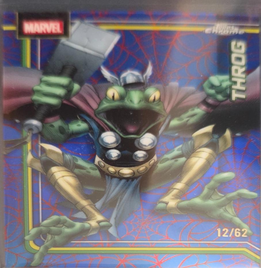 Throg Spider-Web Red/Blue Refractor