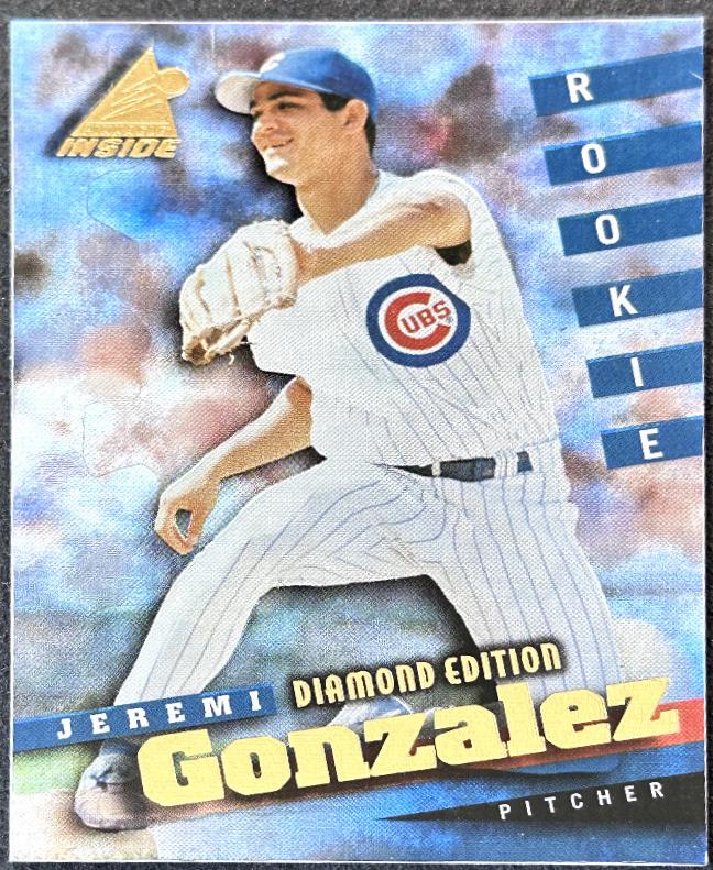 Jeremi Gonzalez #131 Baseball Cards 1998 Pinnacle Inside