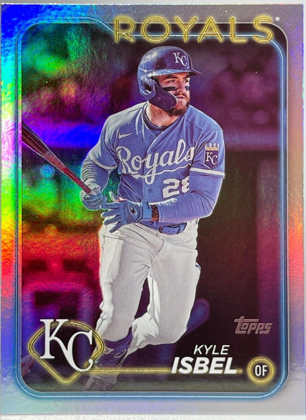 Kyle Isbel [Rainbow Foil] (2024 Topps)