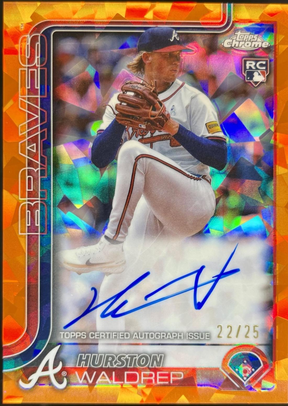 Hurston Waldrep [Orange Sapphire] #RA-HW Prices | 2025 Topps