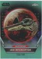Jedi Interceptor [Aqua Refractor] | Star Wars 2024 Topps Hyperspace