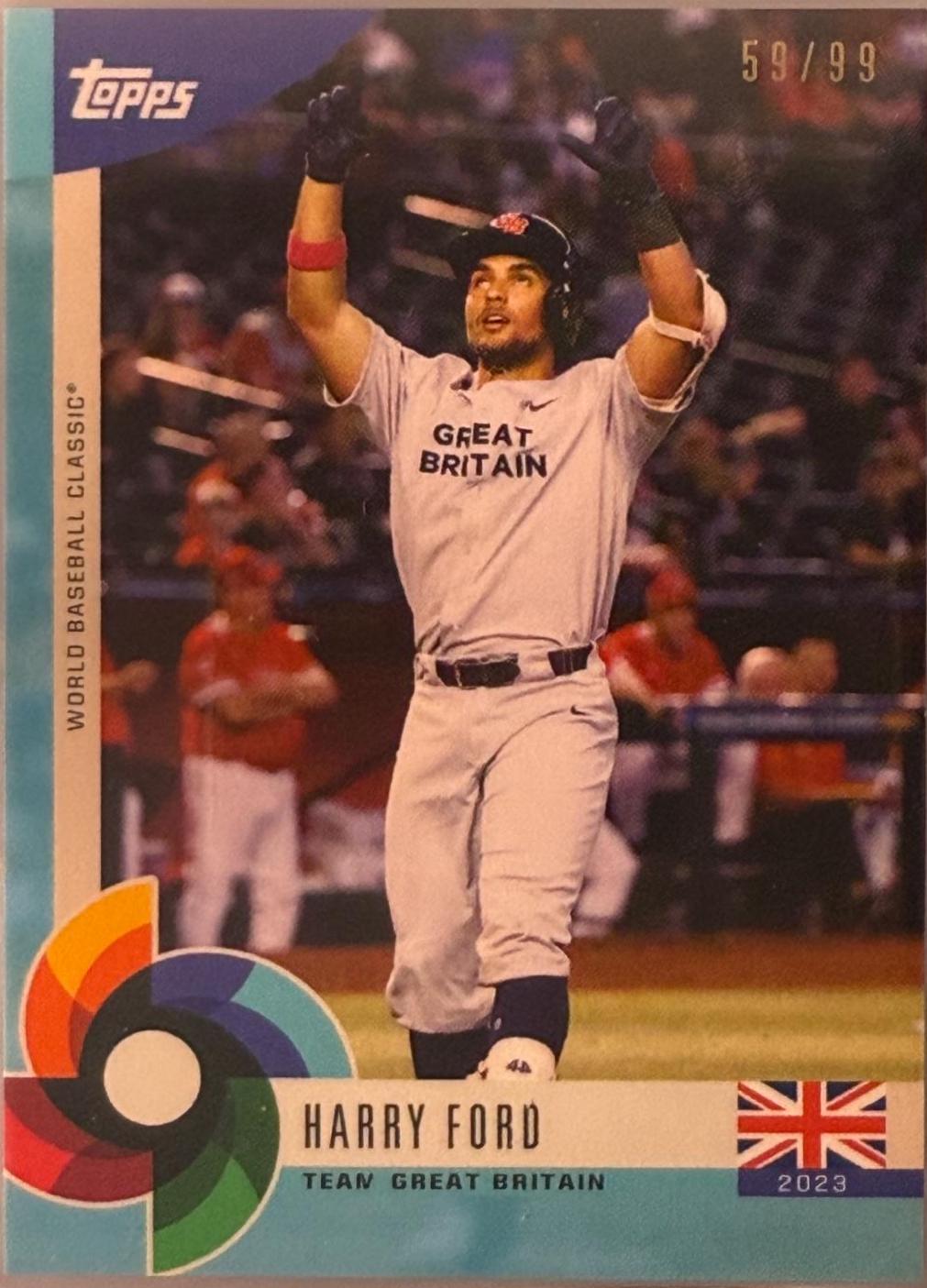 Harry Ford #26 2023 Topps World Baseball Classic Global Stars