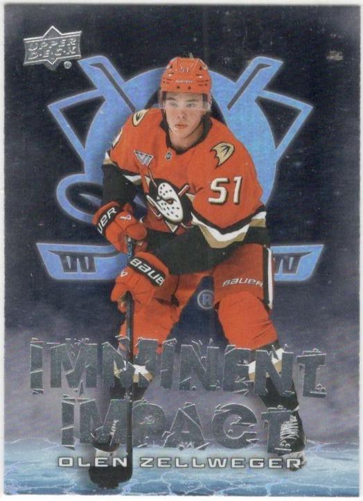 Olen Zellweger #II-4 2024 Upper Deck Overtime Imminent Impact Hockey