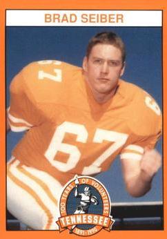 Brad Seiber #67 1990 Tennessee Volunteers Centennial Football