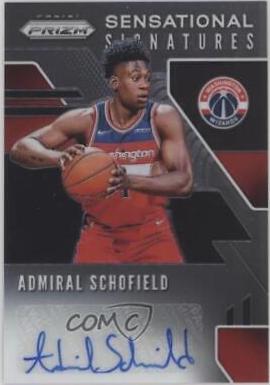Admiral Schofield #SS-ASF Basketball Cards 2019 Panini Prizm Sensational Signatures