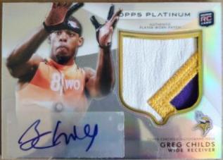 Greg Childs [Autograph Patch] #165