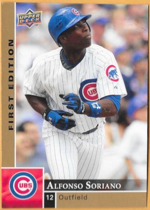 Alfonso Soriano #320 2009 Upper Deck First Edition Baseball