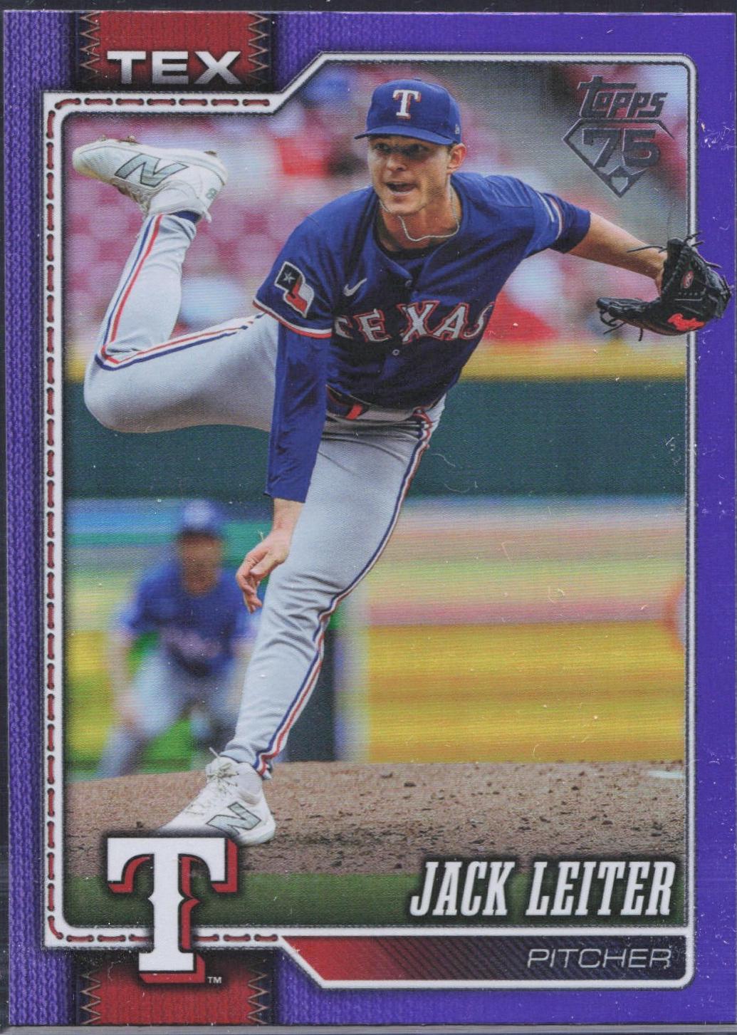 Jack Leiter [Purple Holo] #208 Prices | 2026 Topps | Baseball Cards