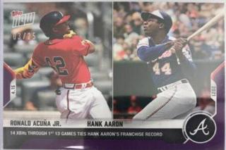 Ronald Acuna Jr. / Hank Aaron
