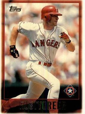 Rusty Greer #12 Baseball Cards 1997 Topps