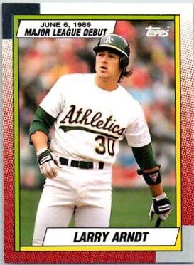 Larry Arndt #7 Baseball Cards 1990 Topps Major League Debut