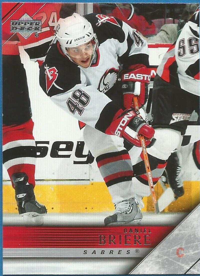 Daniel Briere #22 Hockey Cards 2005 Upper Deck