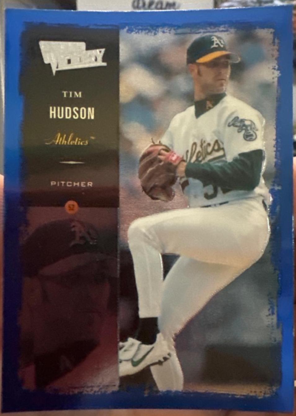 Tim Hudson #8 Baseball Cards 2000 Ultimate Victory