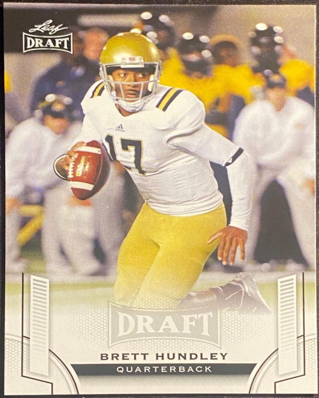 Brett Hundley #10 Football Cards 2015 Leaf Draft