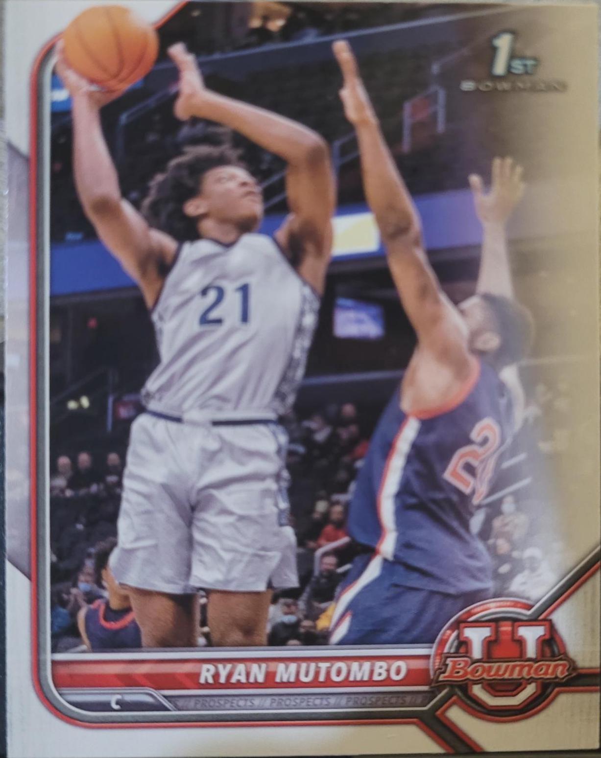 Ryan Mutombo #18 2021 Bowman University Basketball