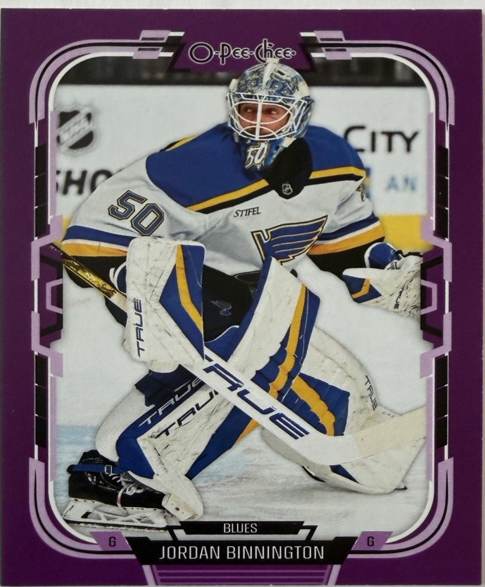 Jordan Binnington [Purple Border] #94