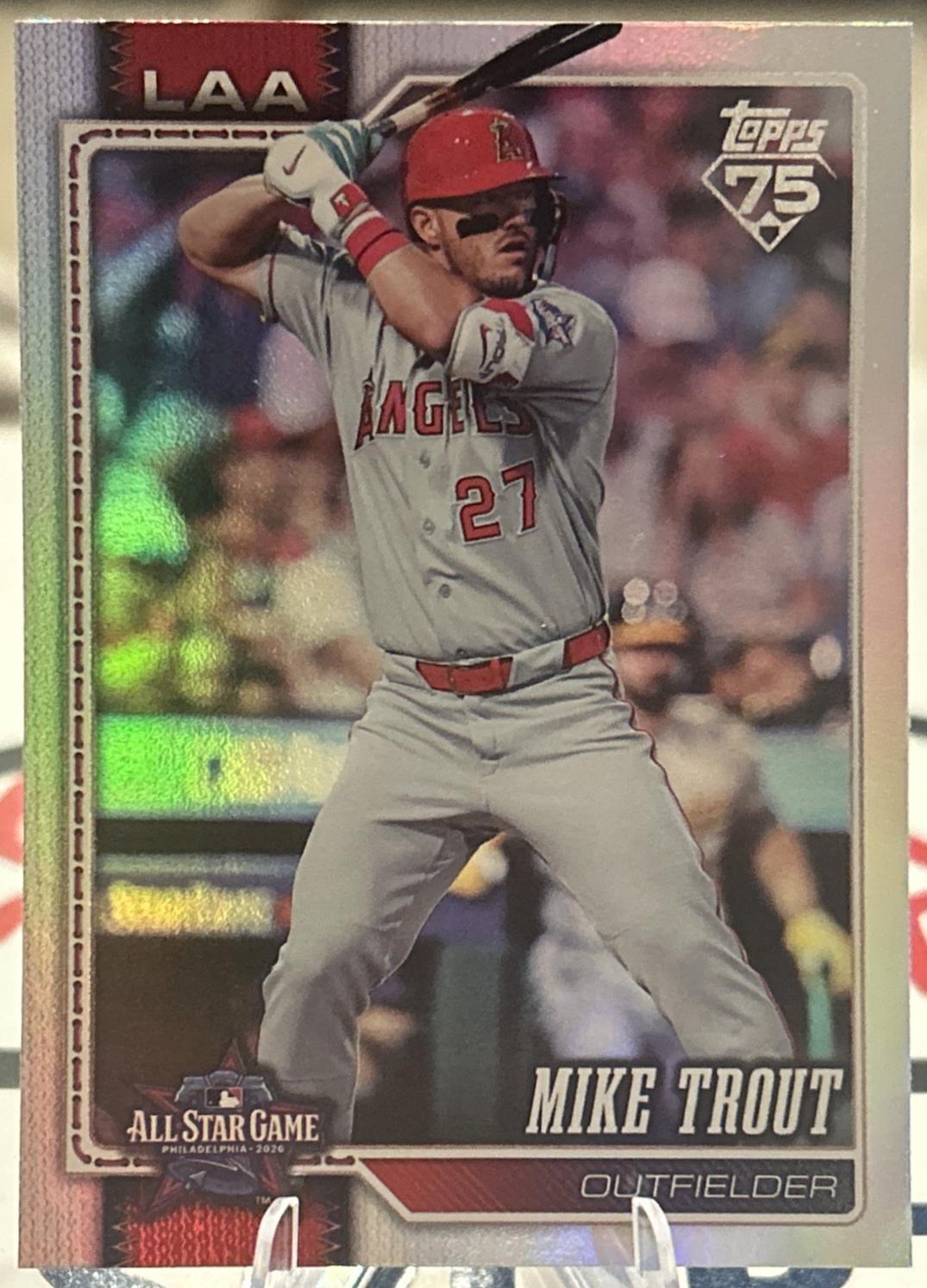 Mike Trout #ASG-42 2026 Topps Update All Star Game Autograph Baseball
