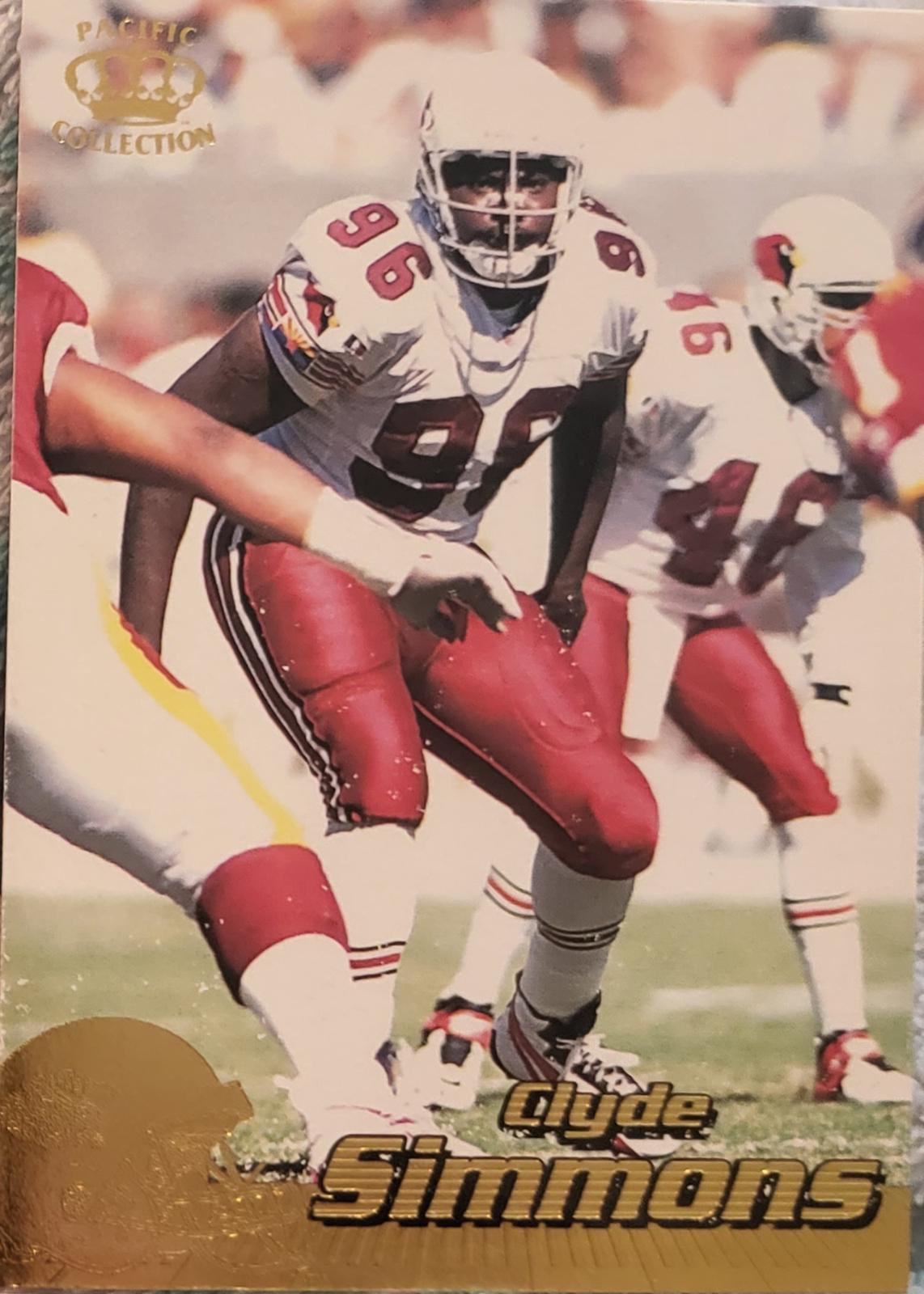 Clyde Simmons #3 Football Cards 1996 Pacific
