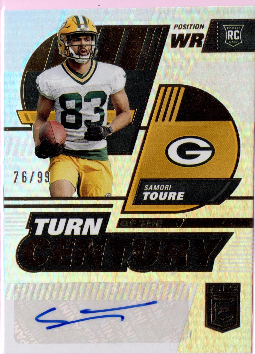Samori Toure #TC-69 2022 Donruss Elite Football Turn of the Century