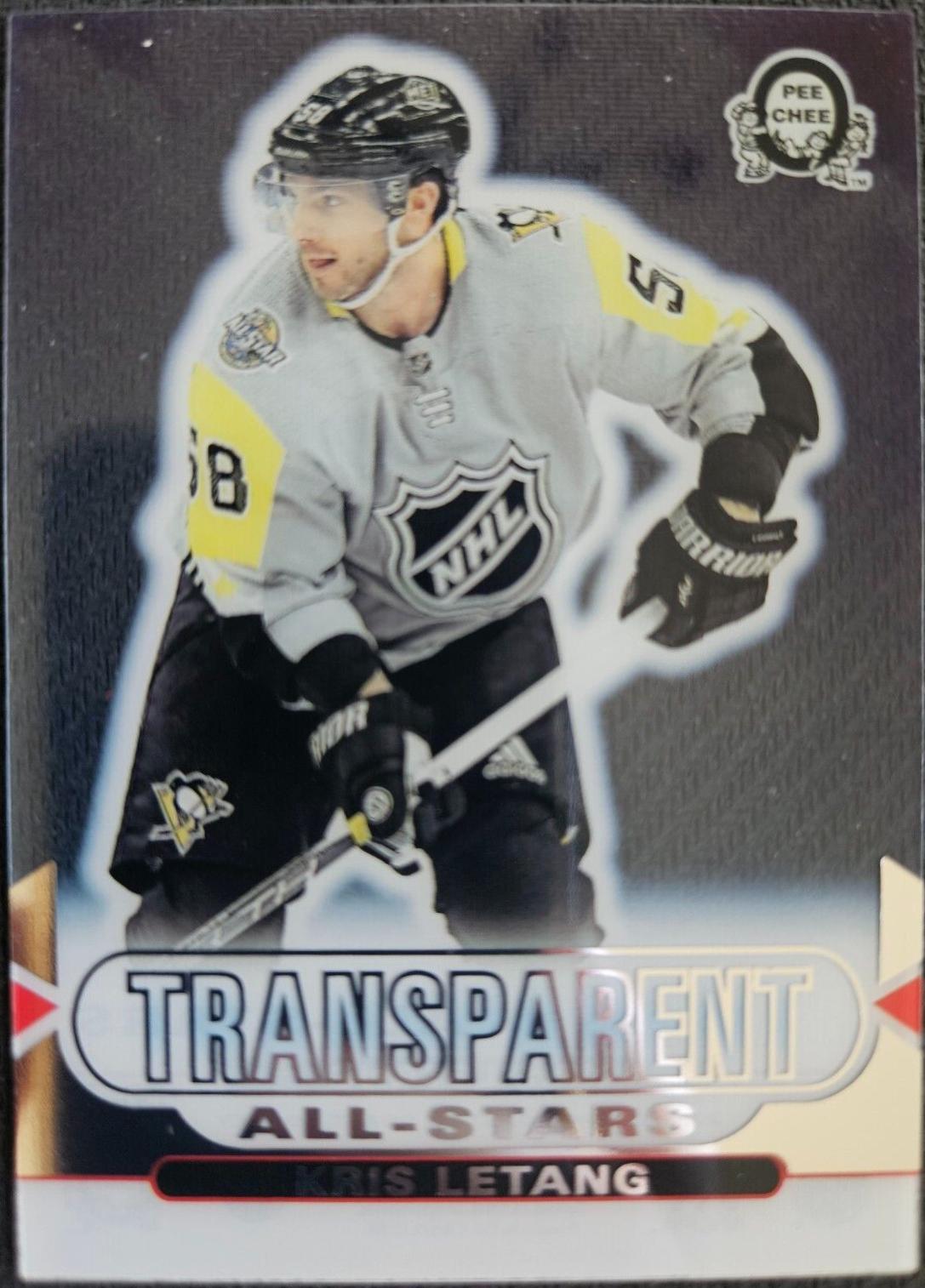 Kris Letang #CCA-12 Hockey Cards 2018 O-Pee-Chee Coast-to-Coast Transparent All-Stars