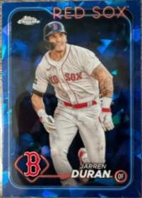 Jarren Duran #108 Baseball Cards 2024 Topps Chrome Sapphire