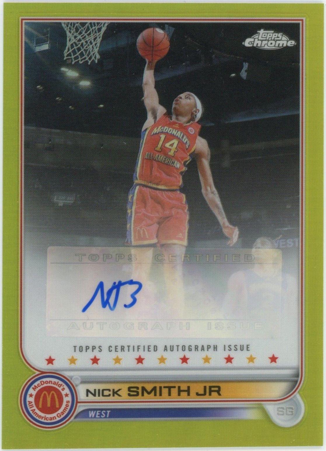 Nick Smith Jr [Yellow] #CA-NS