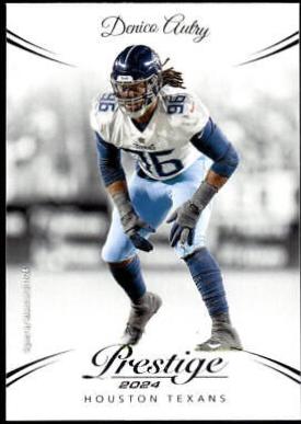 Denico Autry #122 Football Cards 2024 Panini Prestige