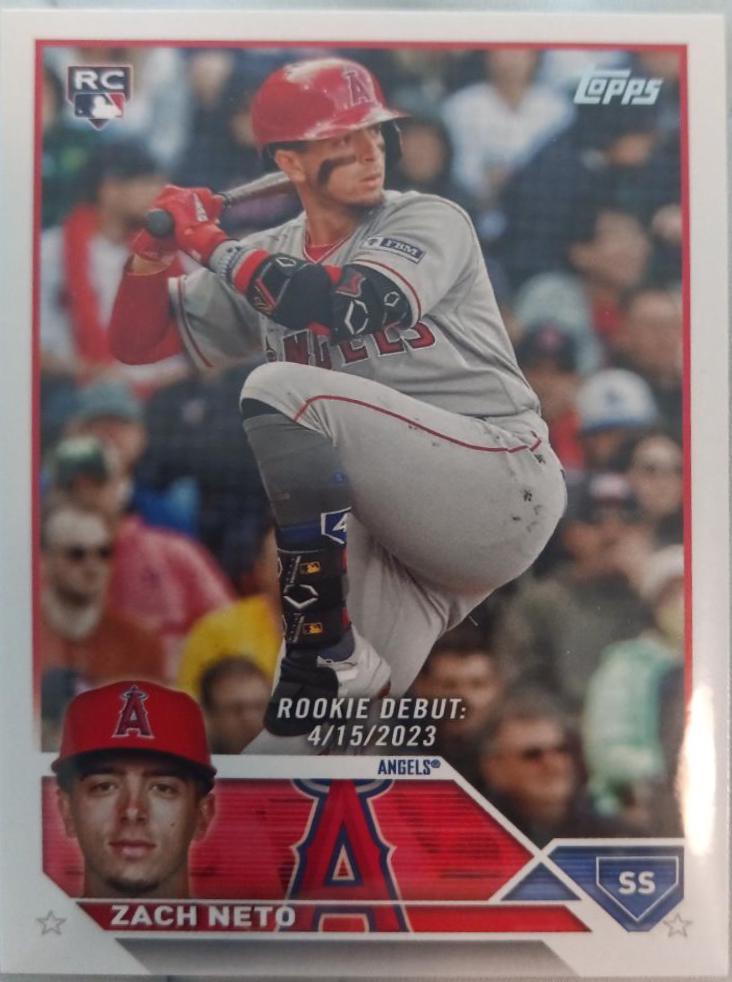 Zach Neto #US329 Baseball Cards 2023 Topps Update