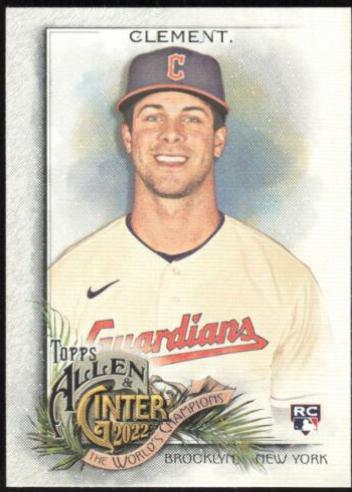Ernie Clement #172 Baseball Cards 2022 Topps Allen & Ginter