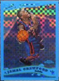 Jamal Crawford Blue Xfractor #3 Basketball Cards 2005 Topps Chrome