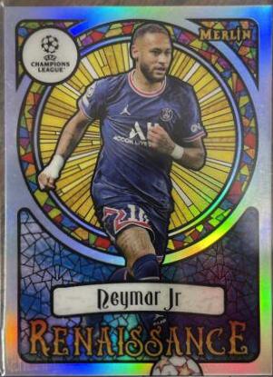 Neymar Jr #R-5 Soccer Cards 2021 Topps Merlin Chrome UEFA Renaissance