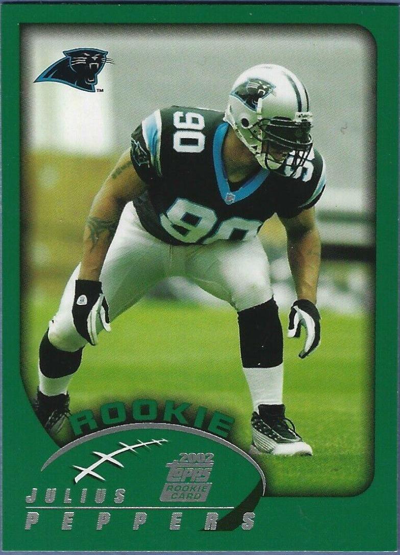 Julius Peppers #359 Football Cards 2002 Topps
