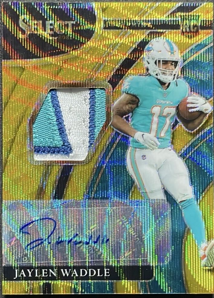 Jaylen Waddle [Gold Wave] #RSM-JWA