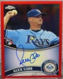 Alex Cobb [Red Refractor Autograph] #207
