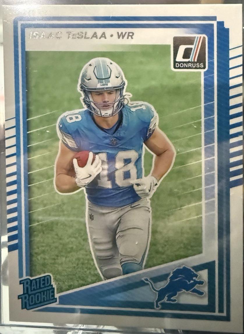 Isaac TeSlaa #338 Prices [Rookie] | 2025 Panini Donruss | Football Cards