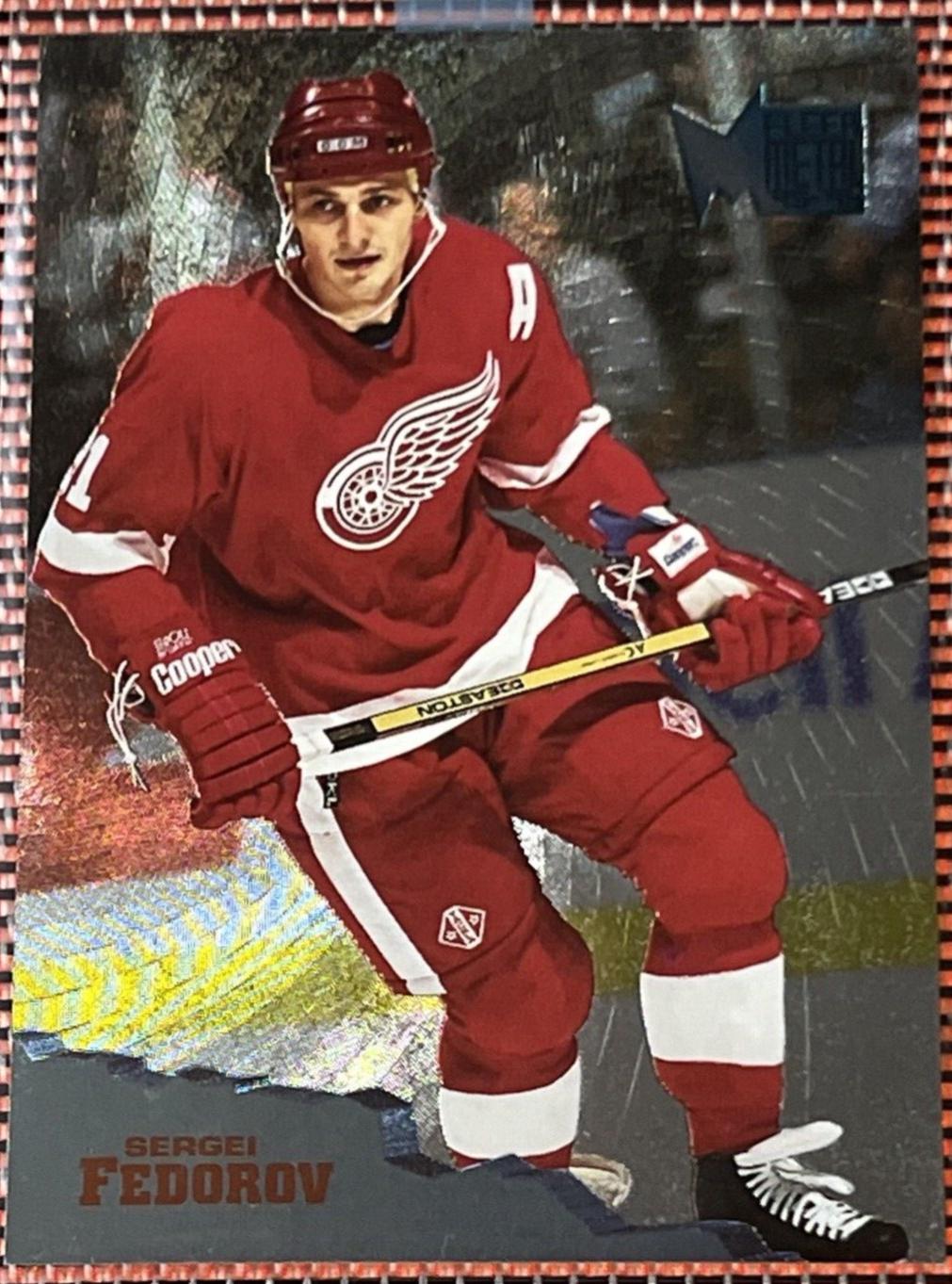 Sergei Fedorov #45 Hockey Cards 1995 Fleer Metal