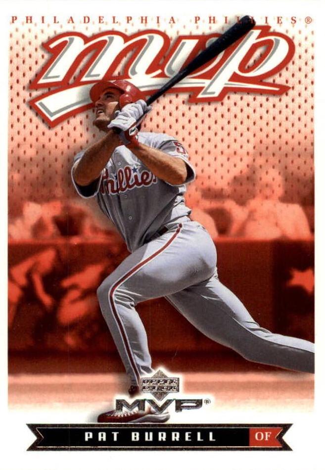 Pat Burrell #159 Baseball Cards 2003 Upper Deck MVP