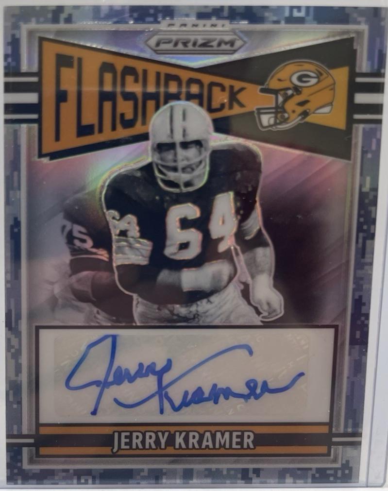 Jerry Kramer [Navy Camo] #FLA-JKR