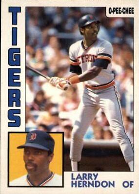 Larry Herndon #333 1984 O-Pee-Chee Baseball