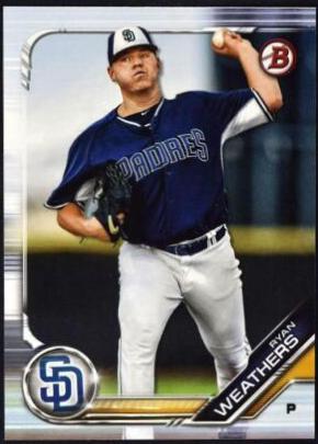 Ryan Weathers #BP-66 2019 Bowman Prospects Baseball